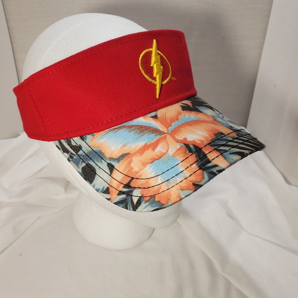 The Flash DC Comics Six Flags Tropical Visor Ajustible
